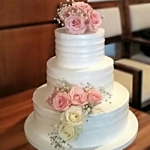 Wedding Cake Beautiful RUSTIC LINES