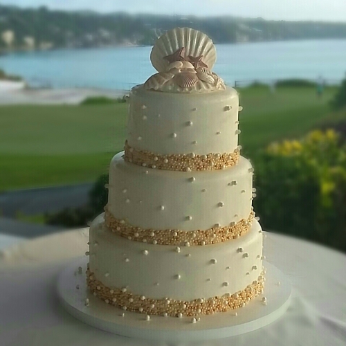 Wedding Cake SEA SHELLS